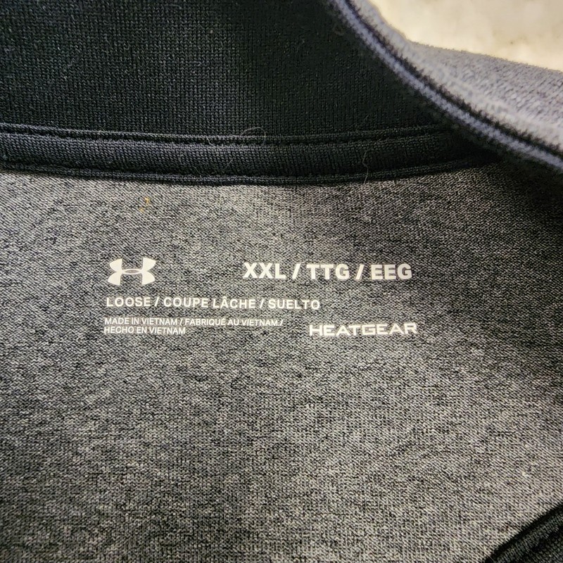 Under Armour Loose Quarter Zip Pullover Mens 2XL Gray Sports Athleisure Dad gallery