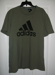 Men’s Adidas I Am Sport.Gameday Short Sleeve T-Shirt Olive Green XL