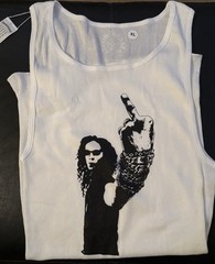 New Authentic Chrome Hearts Richard Stark White Rib Tank Top Black XL