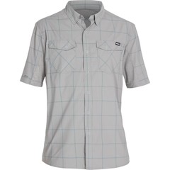 NRS Guide Men’s Short Sleeve Shirt, Sharkskin, Small