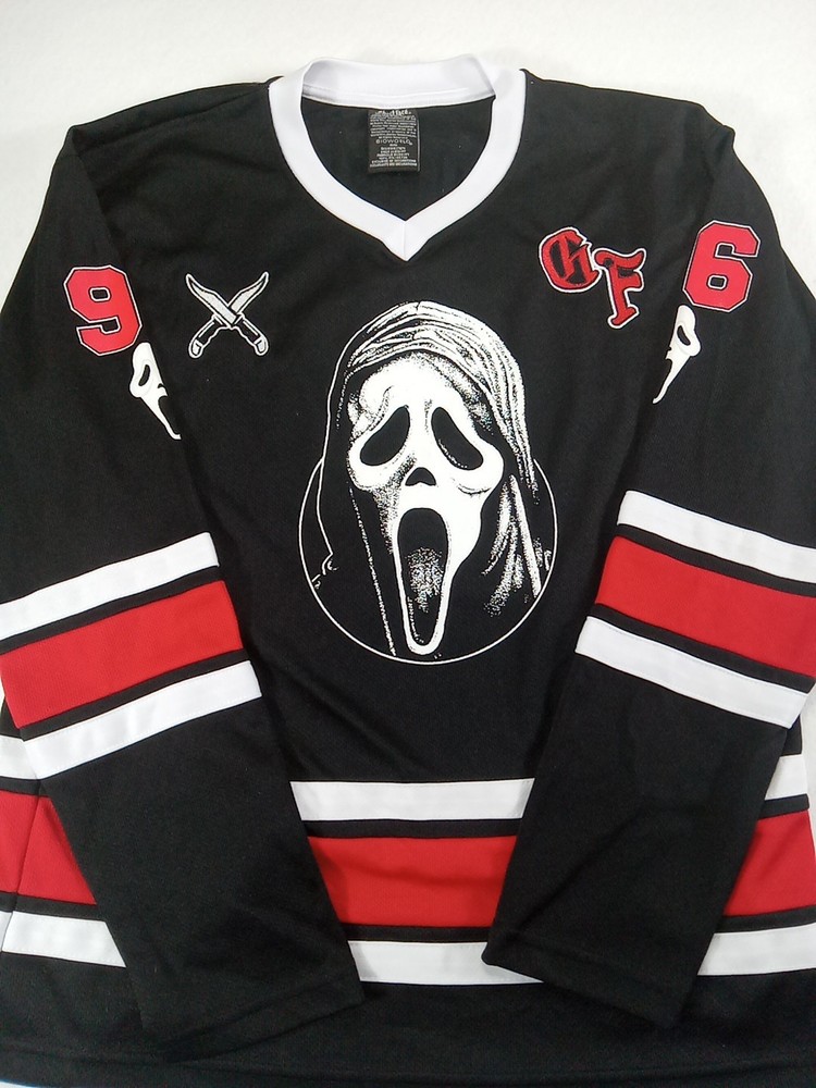 Ghost Face 96 Bioworld Jersey Red / White / Black Mens Medium Scream Horror