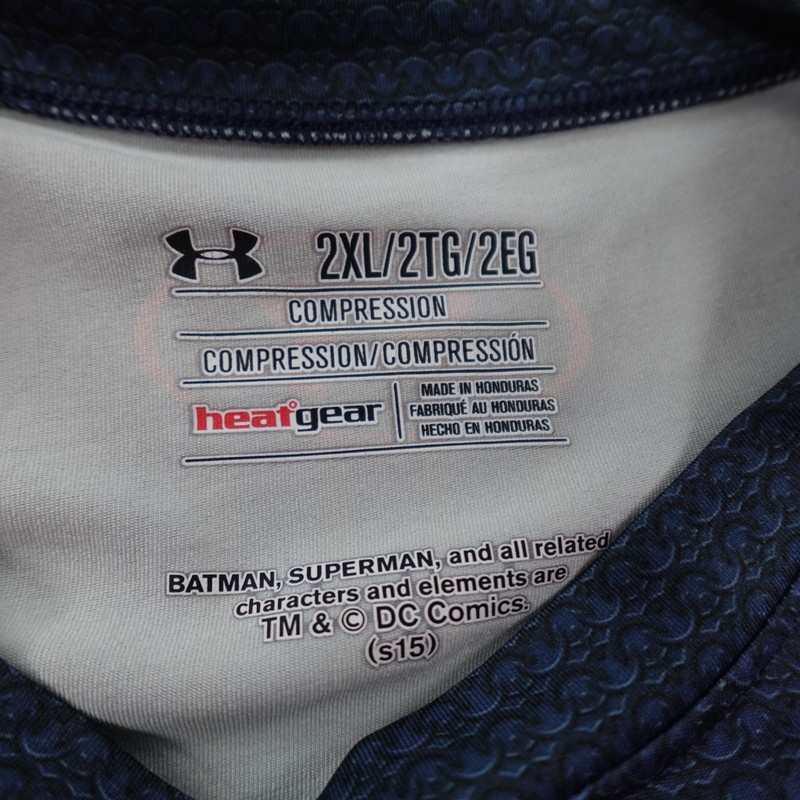 Under Armour Alter Ego Compression Shirt Mens 2XL Blue Superman Henry Cavill Gym gallery