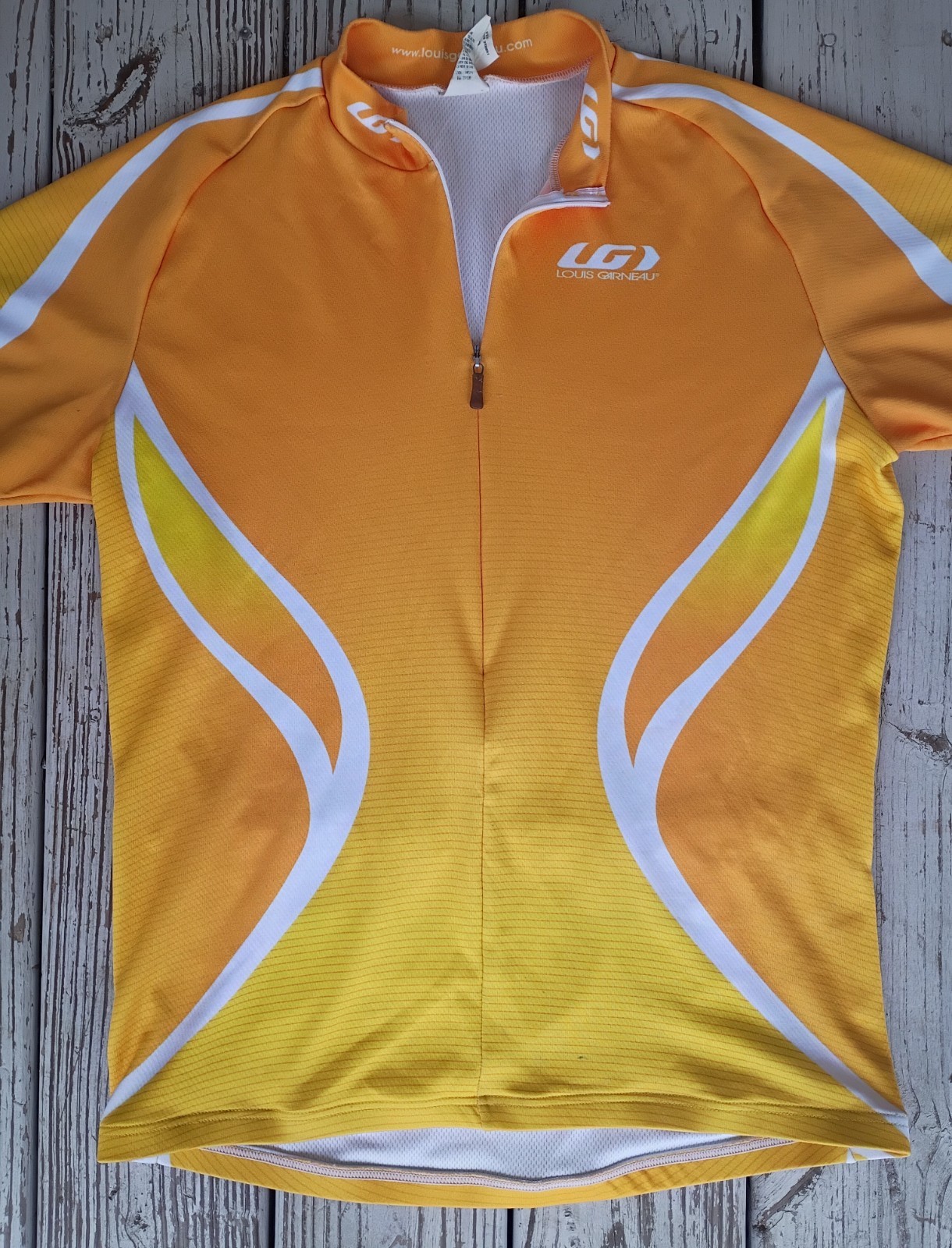 VtgLouisGarneauBikeCyclingShirtSwirlZipBikeAthleticOutdoorGraphicClassyY2kMenL gallery