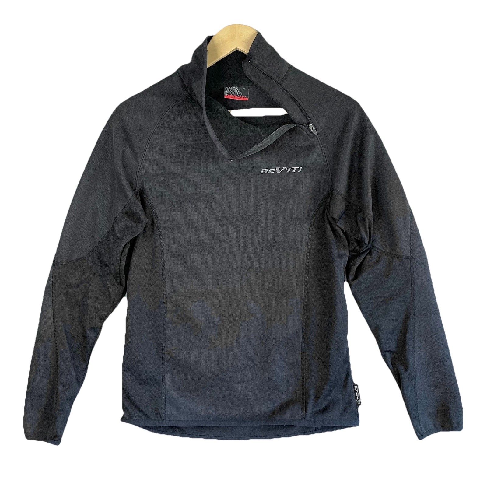 ReV'IT Top S Engineered Skin Wind Barrier Base Layer Pullover Mock Shoulder Zip gallery
