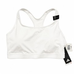 NWT Adidas Medium Support Training Sports Bra White Size XL A-C
