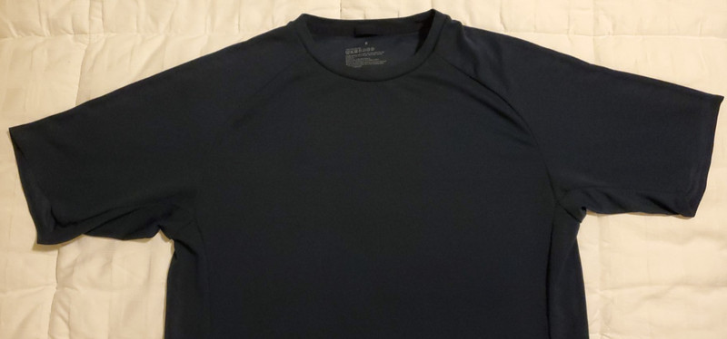 MUJI Activewear Men's Lightweight Dark Navy Blue T-Shirt Size Small gallery
