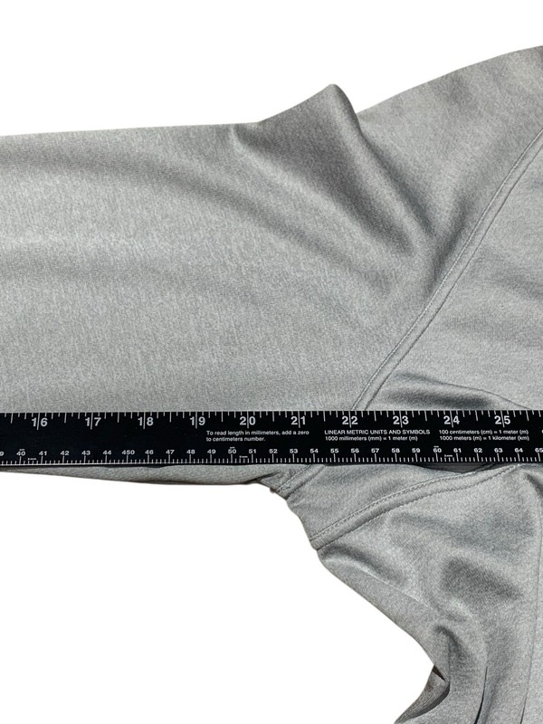 HAWKE & CO Mens Large Gray Quarter Zip Performance Pullover Long Sleeve gallery