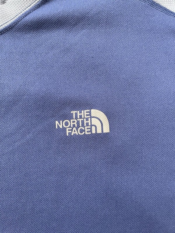 The North Face TNF Men's Short Sleeve Large Blue Climbing Athletic Running Tee gallery