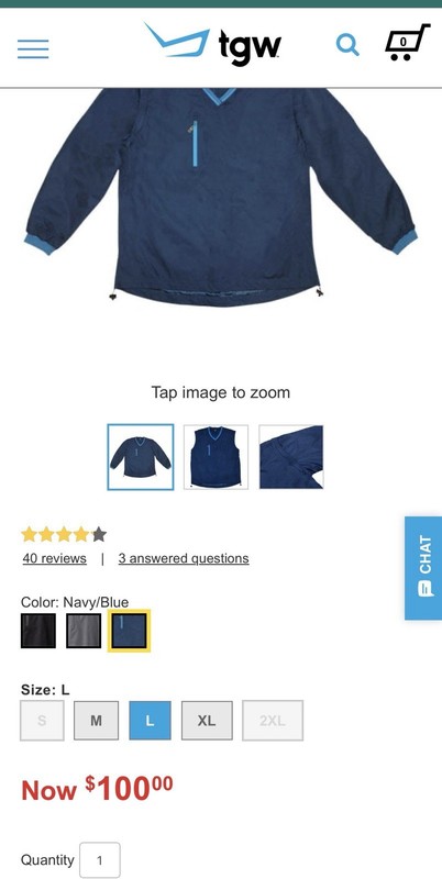 The Weather Company Mens V-Neck Convertible Rain Shirt size LG gallery