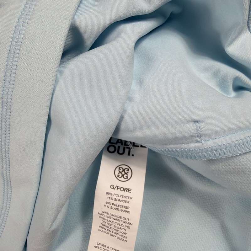 G/Fore G4 Golf Hoodie Chest Logo Medium Daybreak Polyester Spandex NWT MSRP $185 gallery