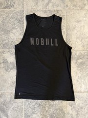 No Bull Shirt Men’s Size Medium Black Tank Top Training Performance Workout