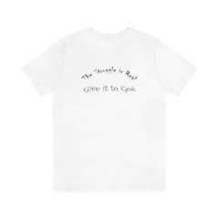 Bella & Canvas Short Sleeve Tee “The Struggle is Real” black graphic 2