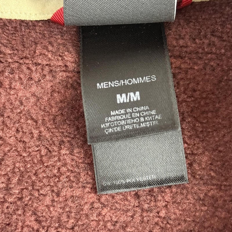 The North Face Pullover Mens Medium Red Fleece Crewneck Thermal Hiking Top gallery
