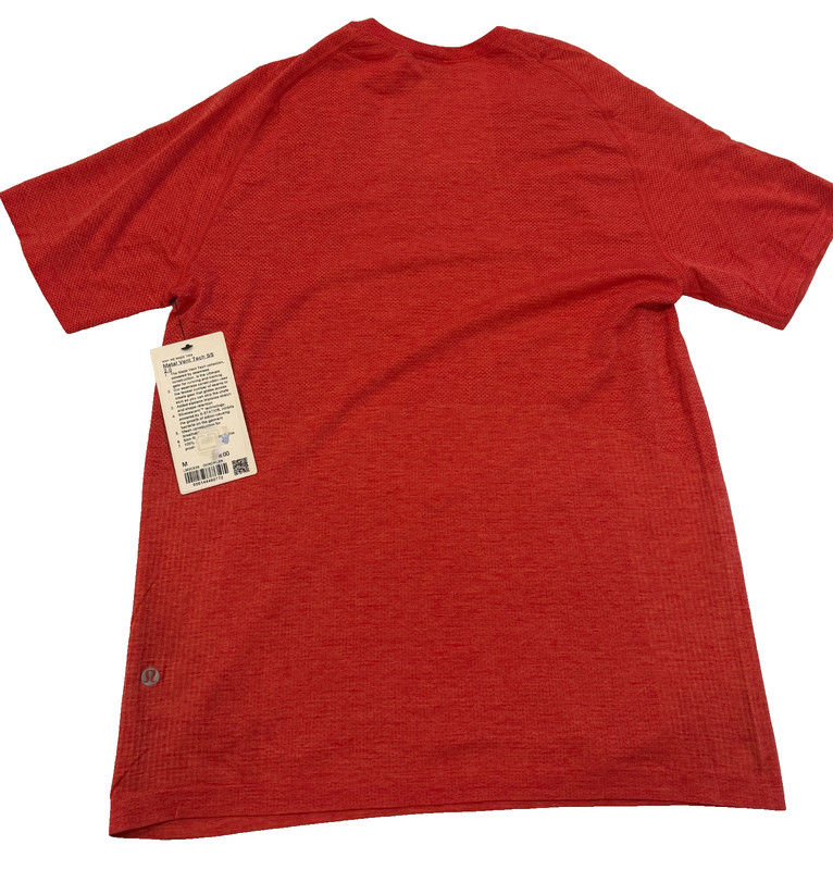 Lululemon Metal Vent Tech Short Sleeve 2.0 Men’s M DKRD/PBR gallery