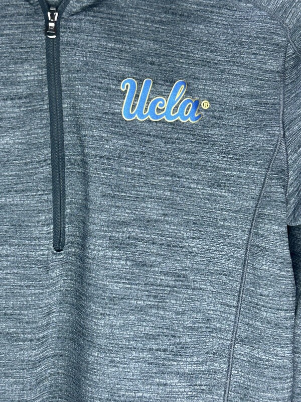 Under Armour 1/4 Zip Pullover Shirt Size Extra Small Gray Long Sleeve UCLA gallery