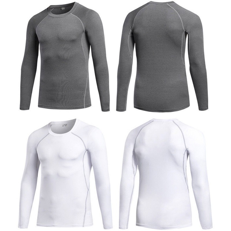 Men Long Sleeve Tops T-Shirt Running Fitness Yoga Athletic Activewear Sportswear gallery