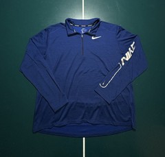 Nike Dri Fit Pacer Running 1/4 Zip Pullover Shirt Men’s XL Thumbholes Reflective