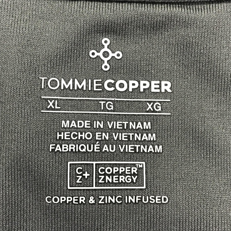 Tommie Copper Shirt Mens XL Gray Shoulder Support Compression Copper Znergy gallery