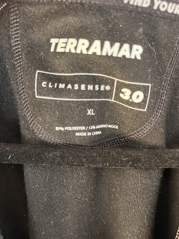 Terramar Men’s Pull Over Climasense XL Black 3.0 gallery