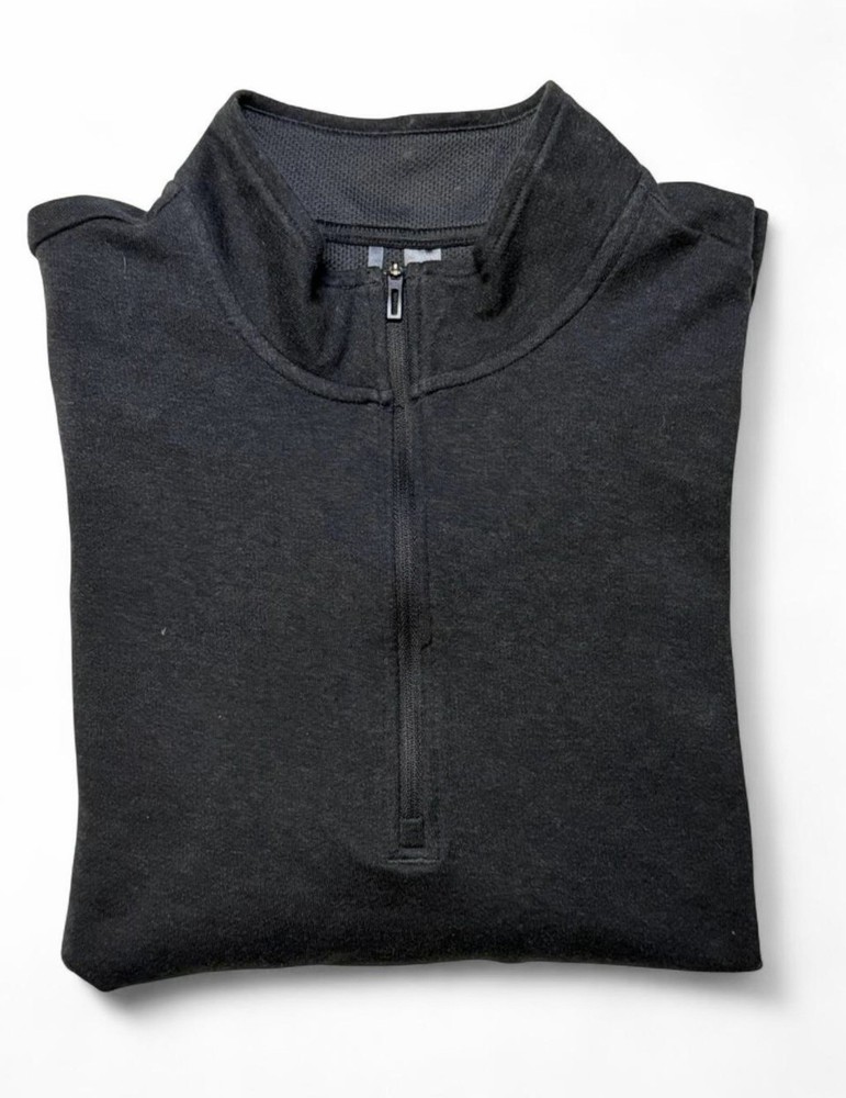 Adidas Cority Men’s L Quarter Zip Pullover Dark Gray Athletic Top