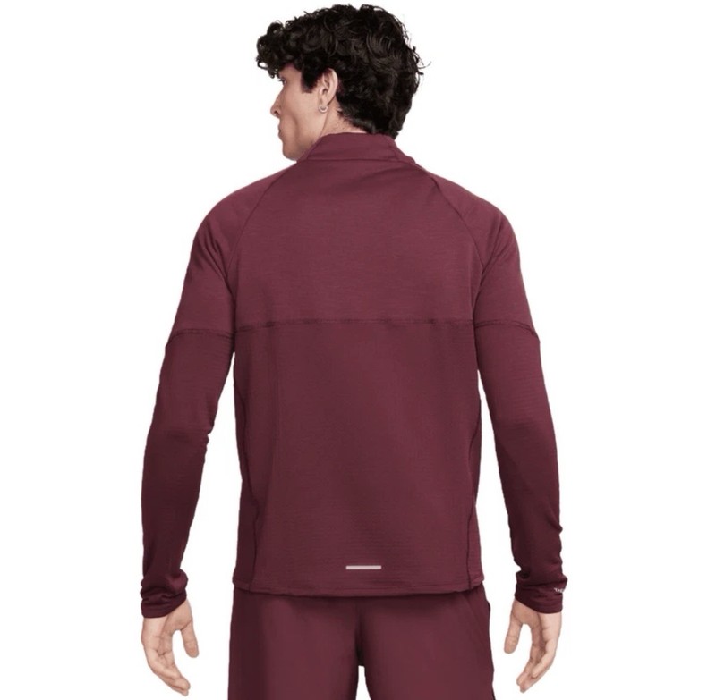 Nike Element Repel Therma-FIT 1/2 Zip Running Top Maroon Men’s M gallery