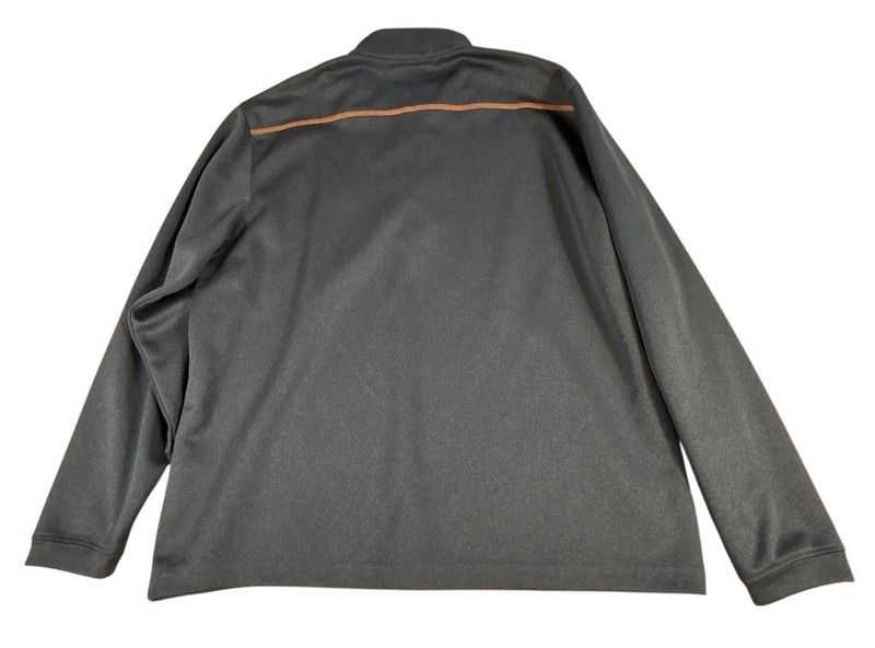 Pebble Beach Performance 1/4 Zip Pullover Gray Mens Size L Long Sleeve Outerwear gallery