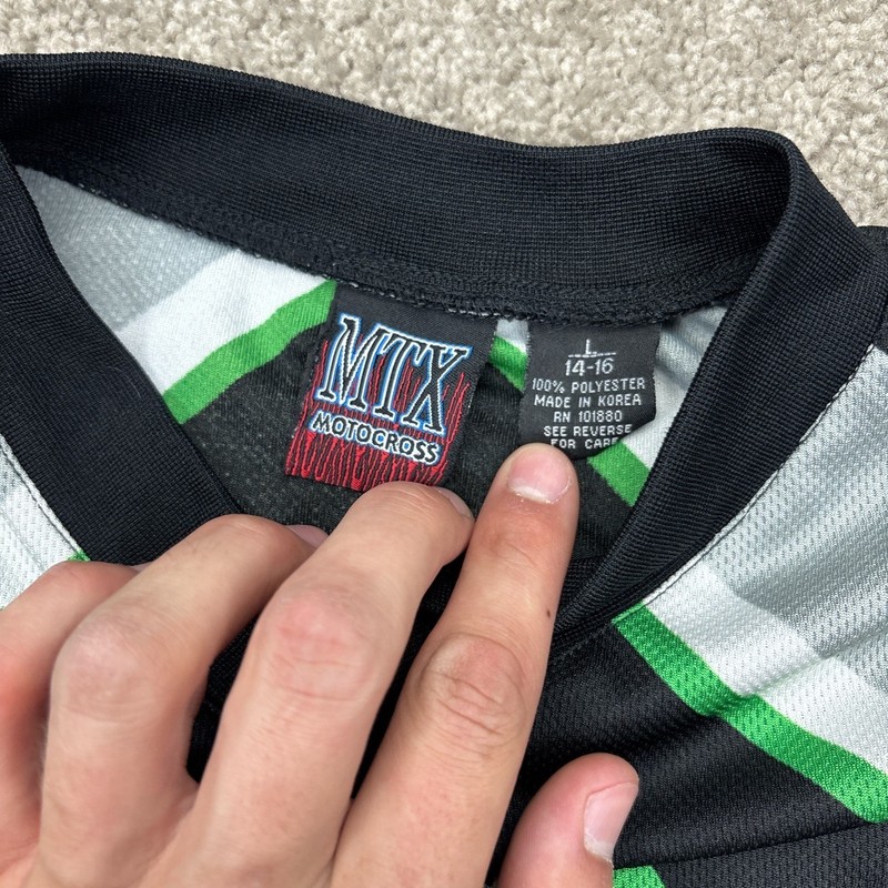 Vintage Y2K MTX Motocross Racing Jersey Large gallery