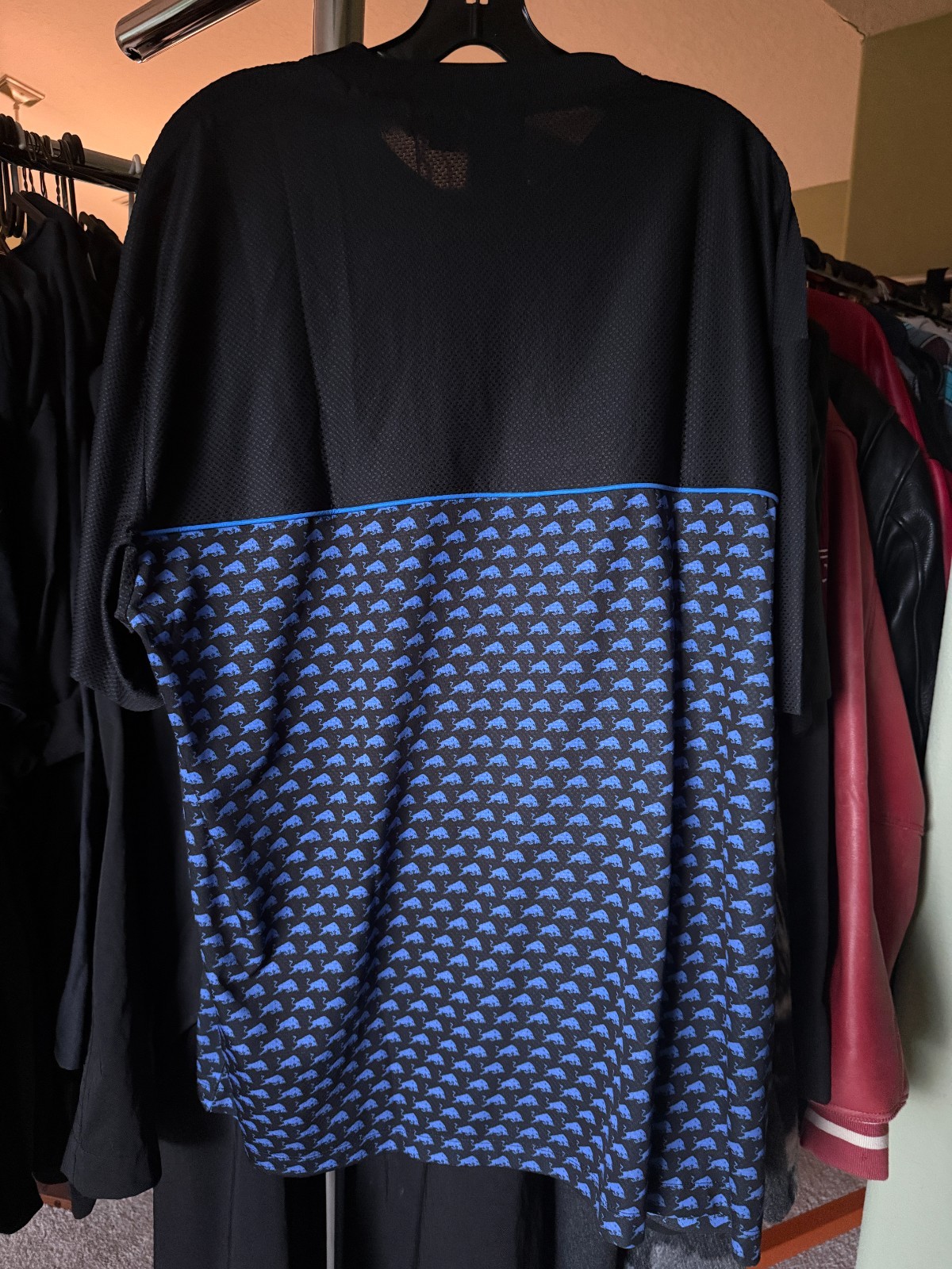 HUGO Boss x VISA RB F1 Mens XL Black Blue Mesh Jersey T Shirt Formula 1 gallery