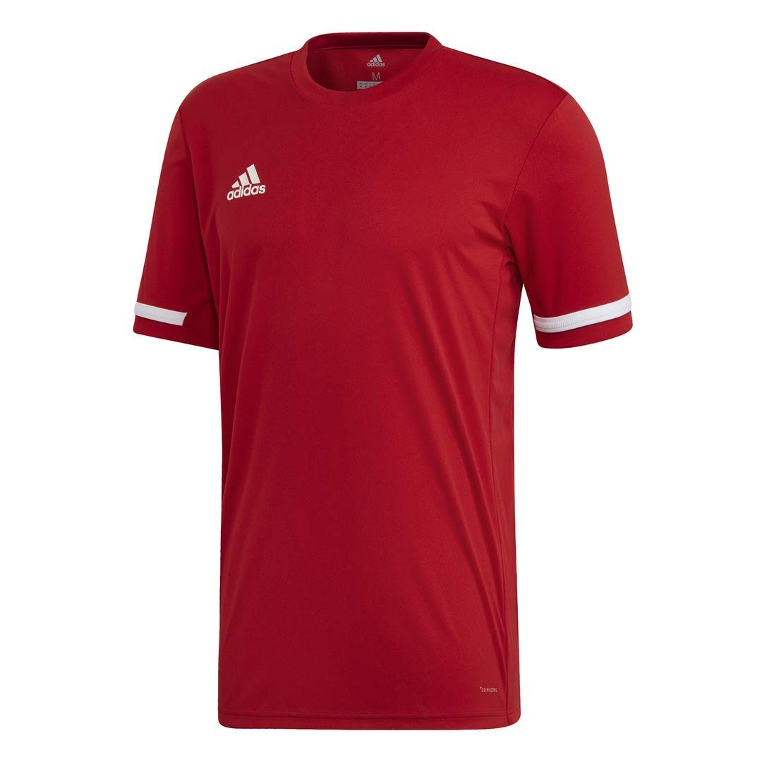 Adidas Male Team 19 Short Sleeve Jersey Power Red/White Size Large gallery