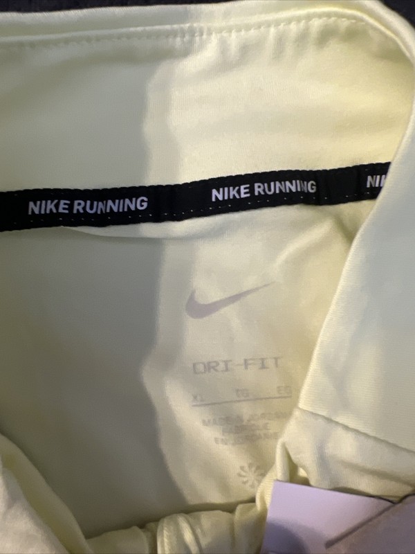 Nike Dri-Fit Element Top 1/4 Zip Running Shirt Luminous Green Sz XL DD4756331 gallery