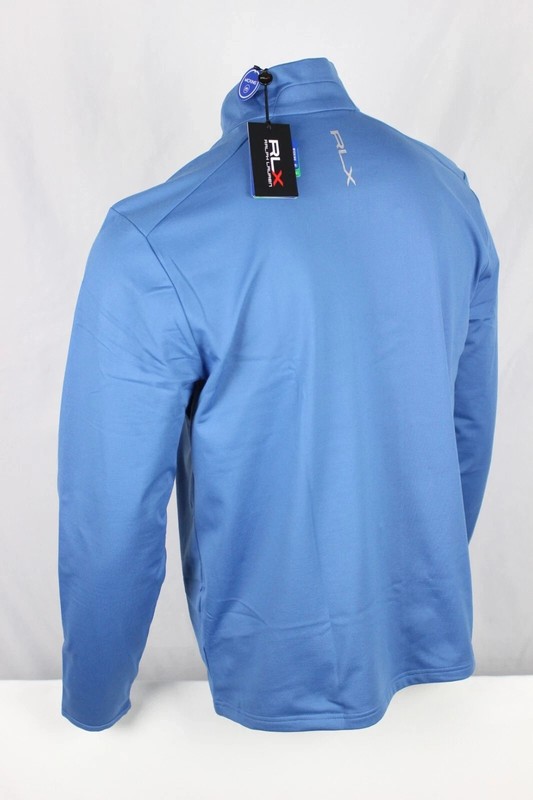 Ralph Lauren RLX Men's Performance Jersey 1/4 Zip Pullover M Medium Fleece Blue gallery
