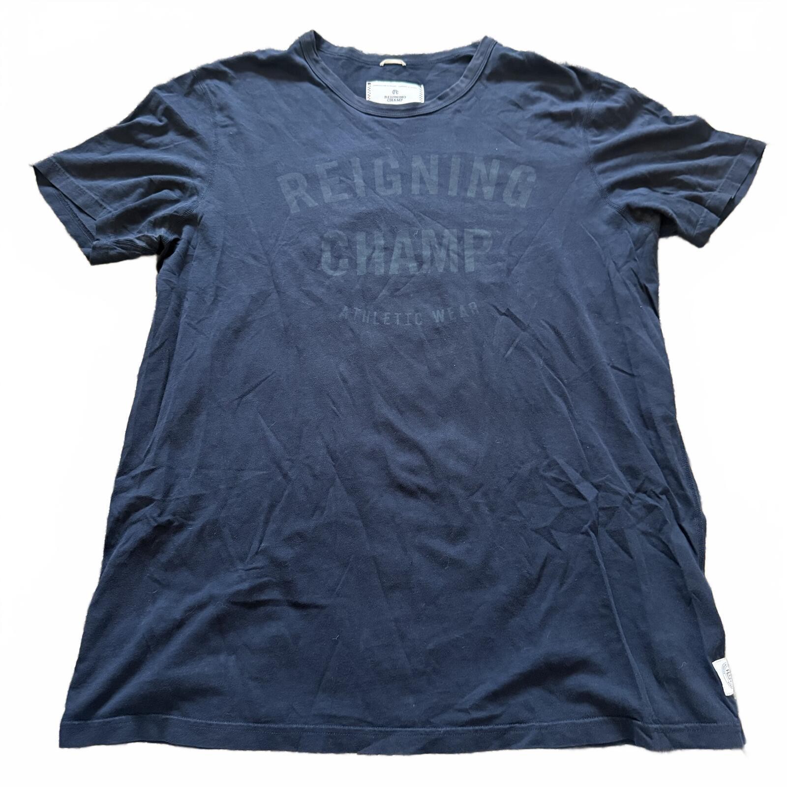 Reigning Champ Black Athletic Wear T-Shirt Size Large gallery