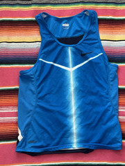 Nike Fit Dry Men’s S Blue/Black Graphic Logo Tank Dri-FIT Lightweight