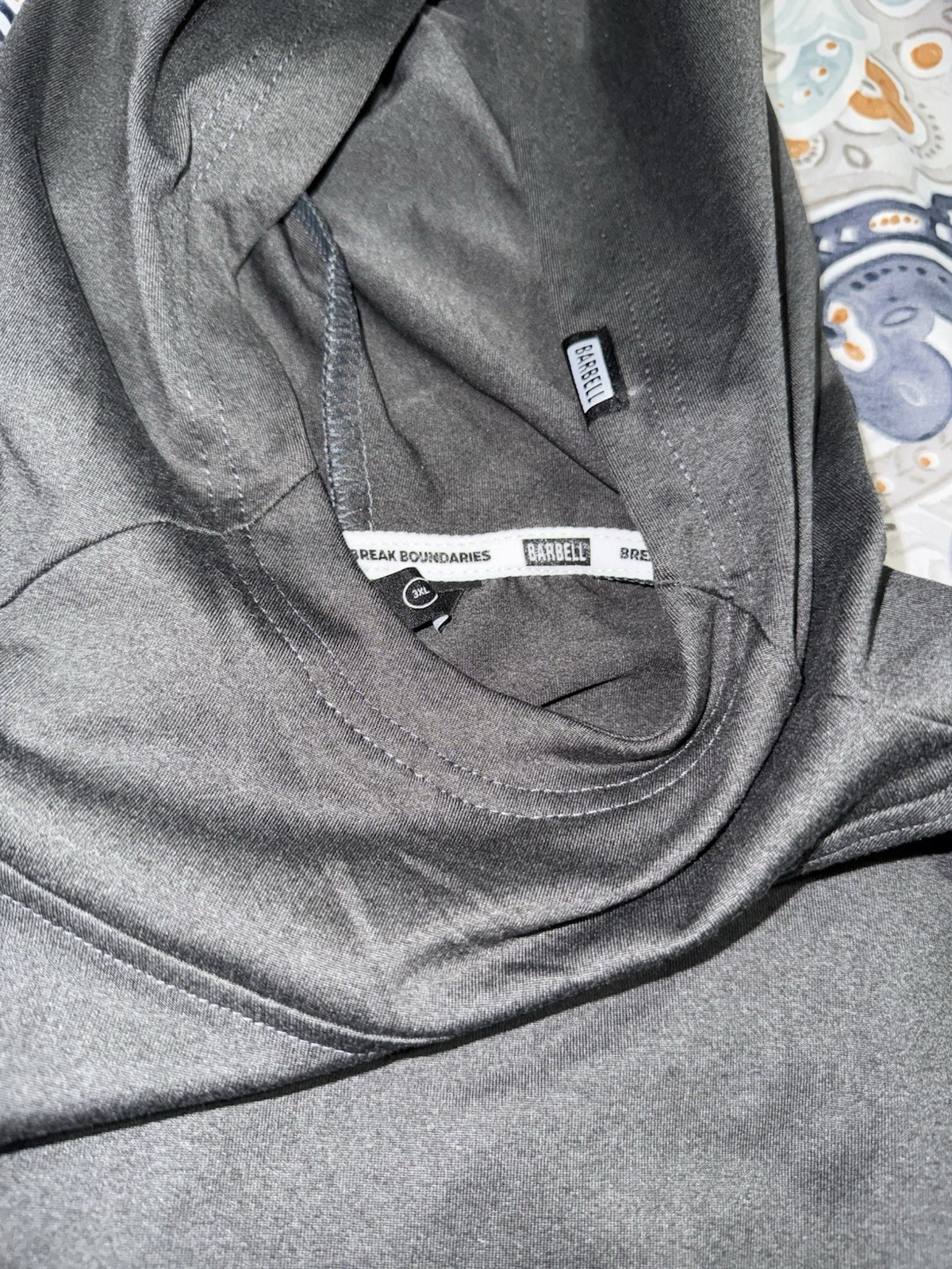 Barbell Apparel Pullover Stealth Sweatshirt Hoodie 3XL Gray gallery