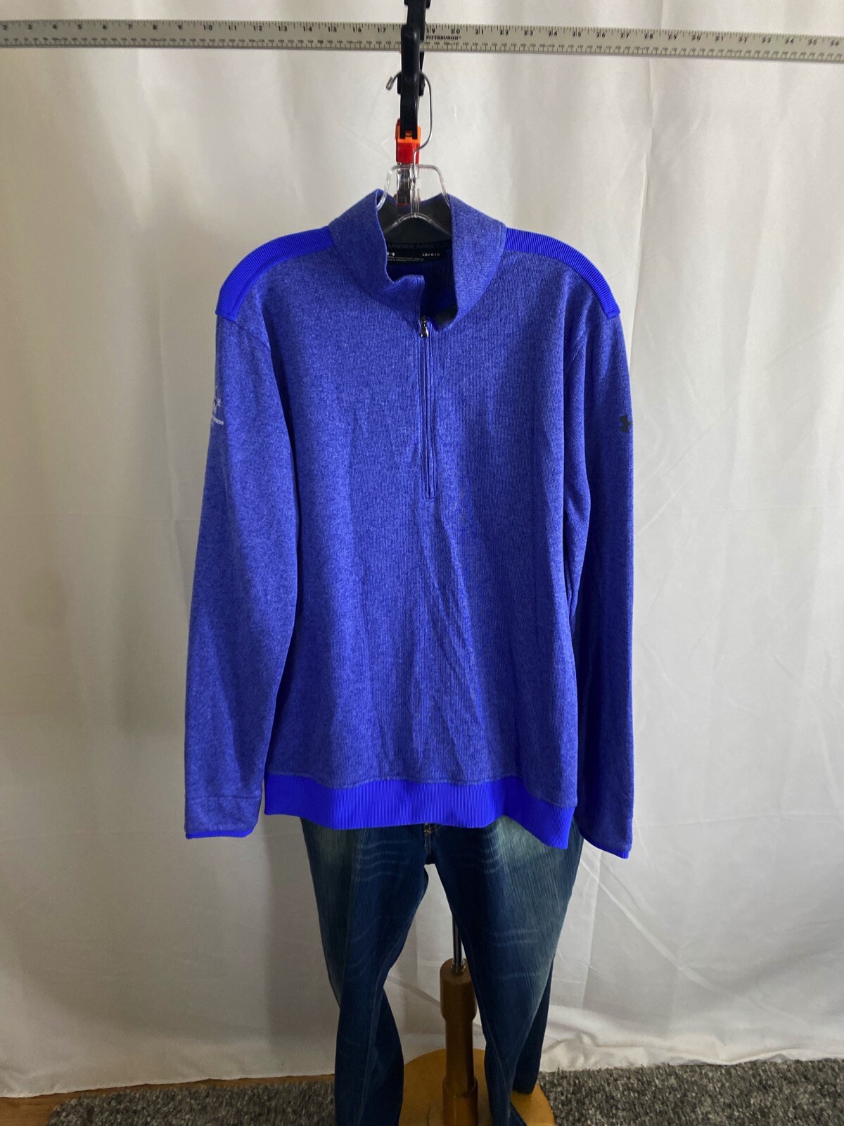 Under Armour Mens Club Championship Zippered SWEATER Large L gallery
