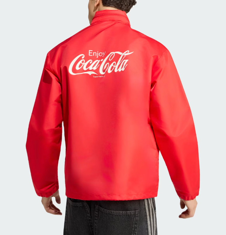 adidas x Coca-Cola Classic Sports Nylon Parka Men's Lifestyle Top AsiaFit KY2105 gallery