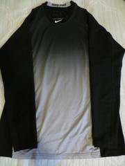 Nike Pro MLB Black/Gray Longsleeve T-Shirt, men’s size L