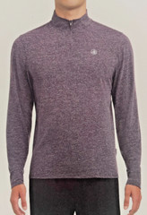 Body Glove Men’s 1/4 Zip Performance Pullover, Charcoal , L