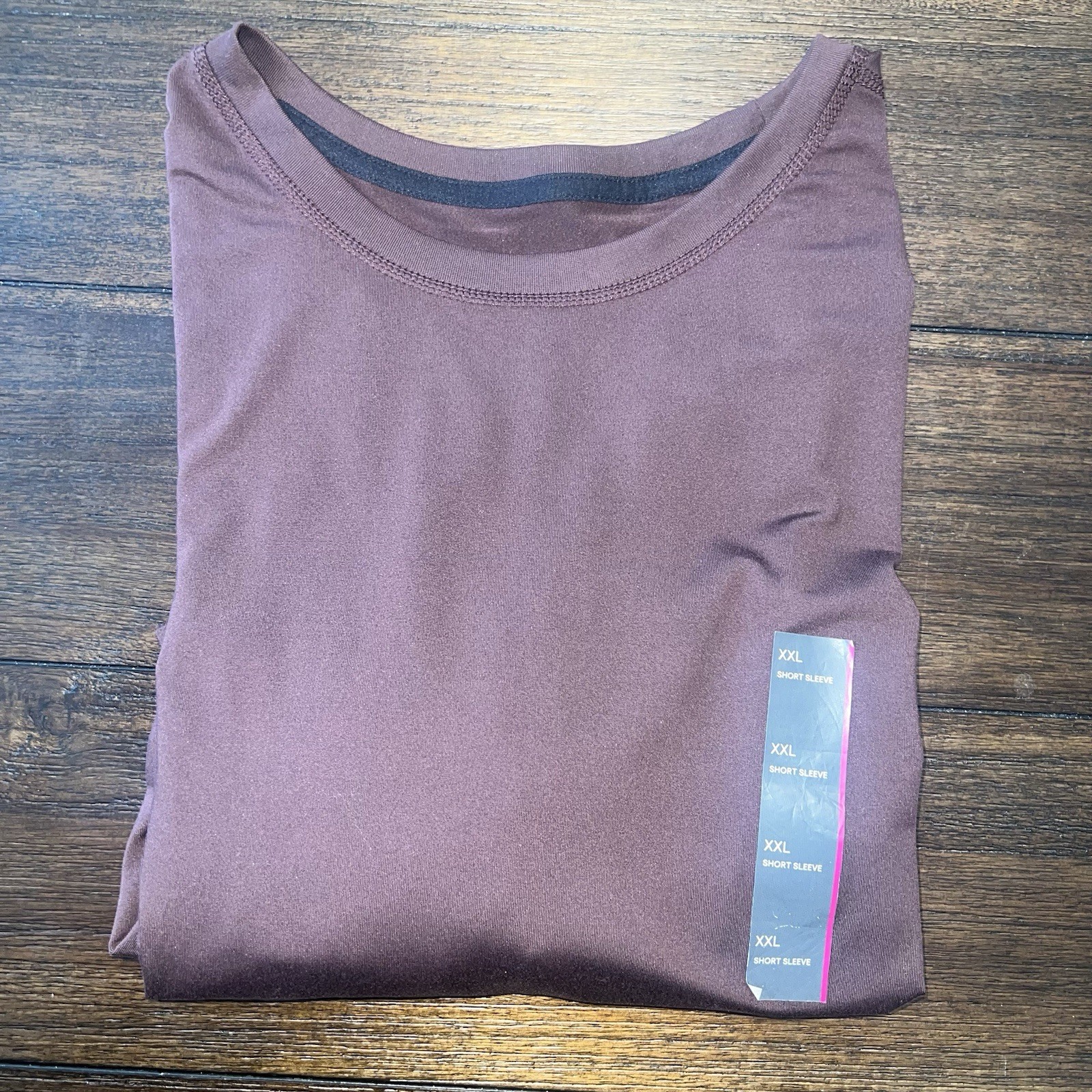 NWT All in Motion Mens Short Sleeve Performance T-Shirt Berry, Size 2XL gallery