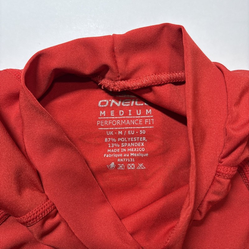 Oneil 50+ Ultraviolet Protection Shirt Mens M Perfo Fit Long Sleeve Red Swim gallery