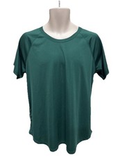 Tek Gear Dry Tek T Shirt Mens XL Green Athletic Workout Performance Tee Gym Wear