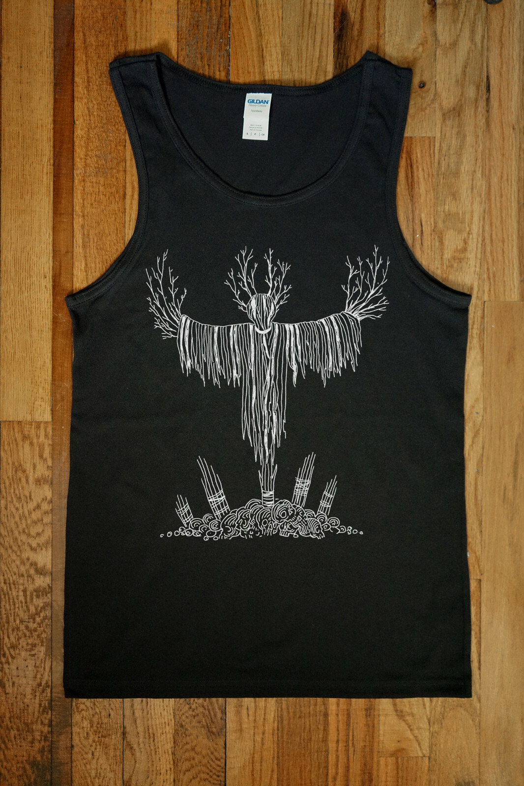 Scarecrow Halloween Men's Tank Top Punk Rock Metal Goth Dark Witch Art Fantasy gallery