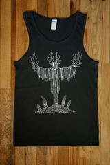 Scarecrow Halloween Men’s Tank Top Punk Rock Metal Goth Dark Witch Art Fantasy