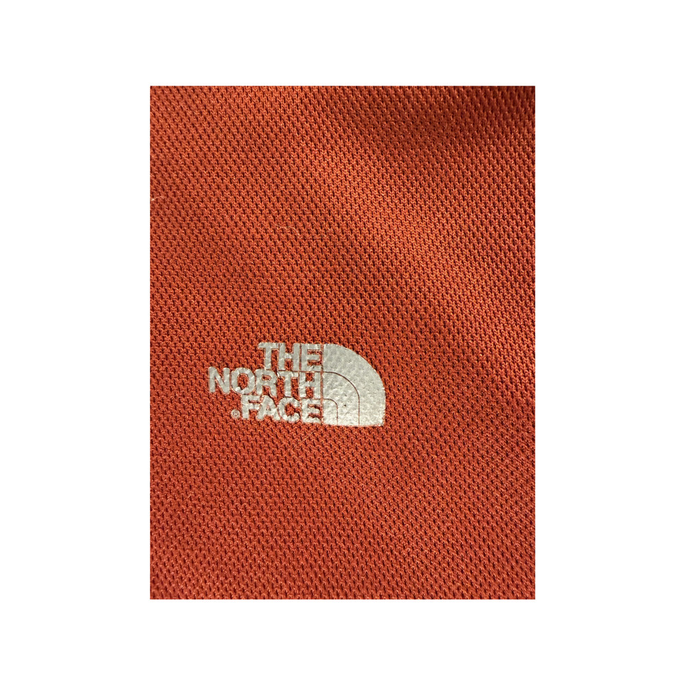 The North Face Mens XXL Orange Gray FlashDry 1/4 Zip Pullover Active Shirt
