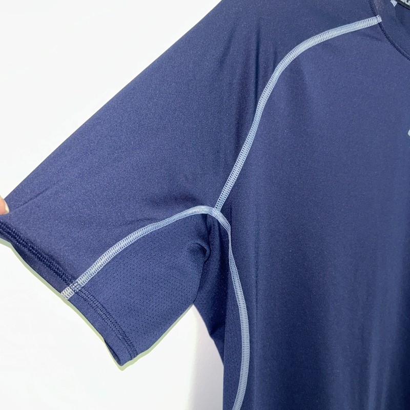 Under Armour Men's Compression 2Xl/2TG/2EG Short Sleeve Navy Casual Shirt gallery