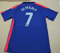 Manchester United #7 Di Maria 2014 2015 Third Mens Football Jersey Medium Nike