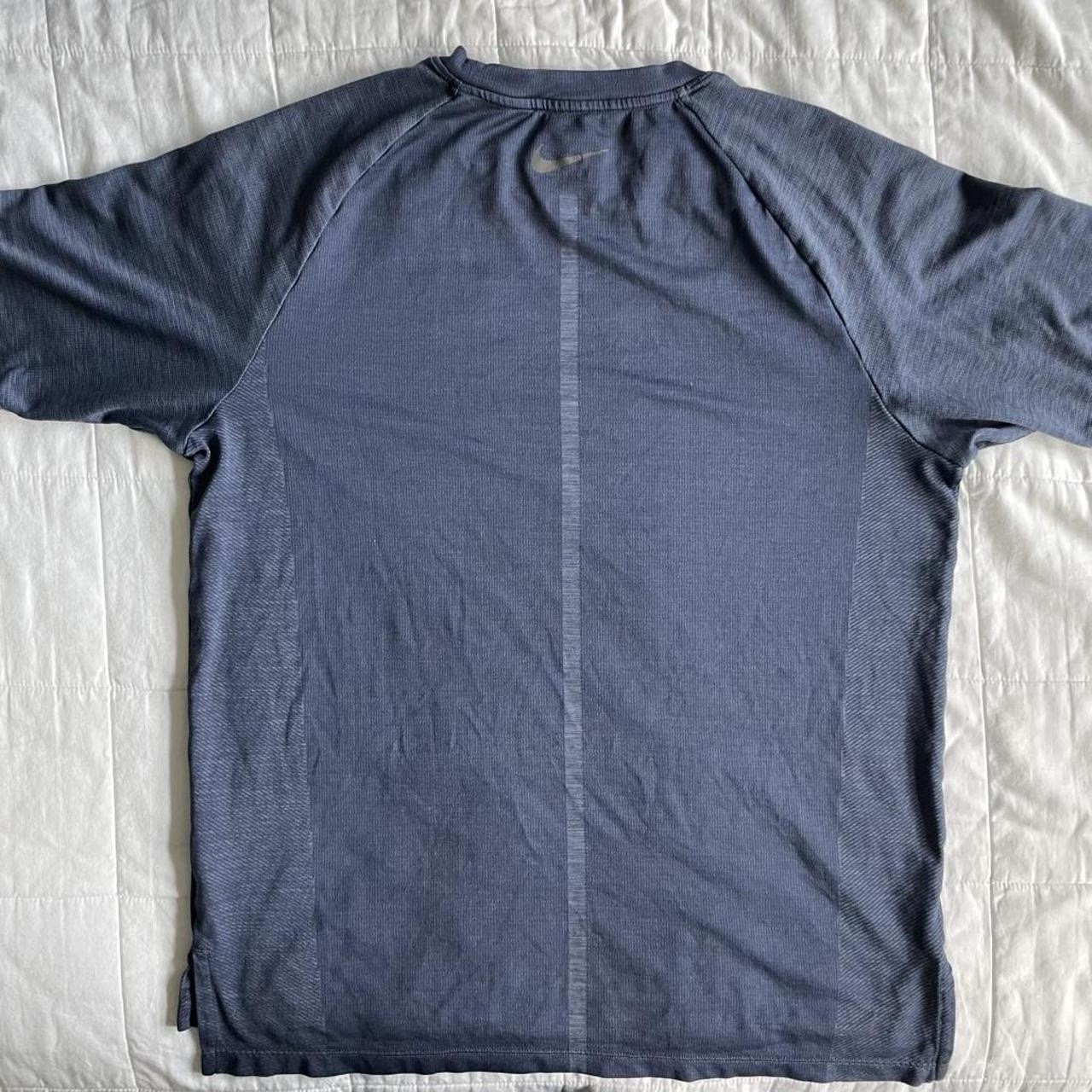 Nike Running Men's Dri-FIT Medalist Blue Short-Sleeve Running Top - M gallery