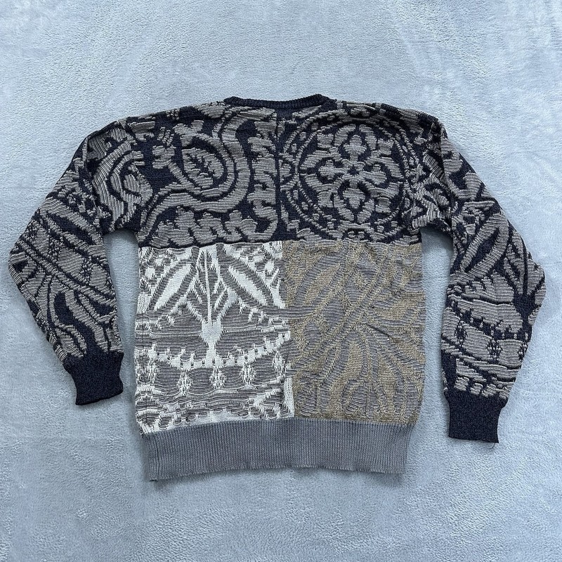 Vtg Gianfranco Ruffini Sweater Pullover Men Large Multicolor Knit gallery