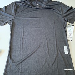 HEAD Hypertek Stretch Athletic Short Sleeve Black T-Shirt Mens S #333