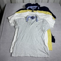 Vintage Tommy Hilfiger Nike Polo Ralph Lauren Mens T-Shirt Multicolor Lot of 4